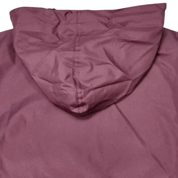 CHARLES RIVER-Jacket-X-SMALL-Men/Women-Wind/Rain-MAROON-Hooded--NWT-Unisex - Picture 5 of 15